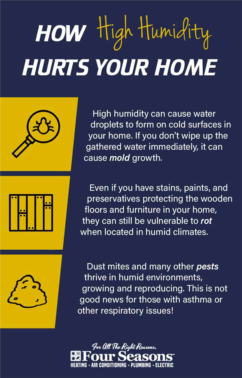 reasons why high humidity hits your home