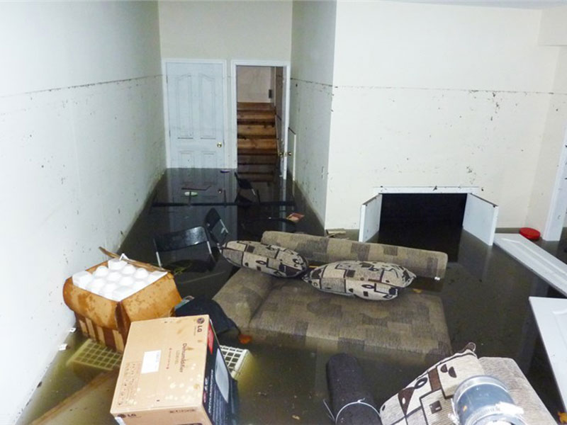 Flooded apartment 