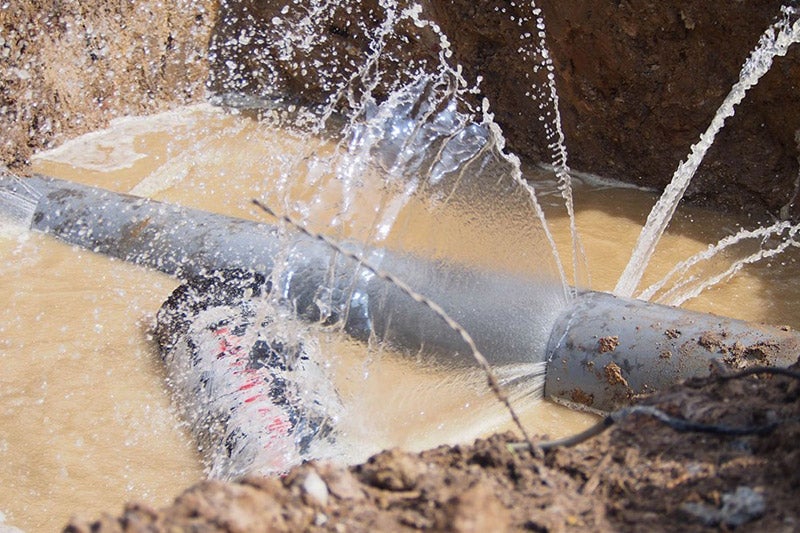 water main repair