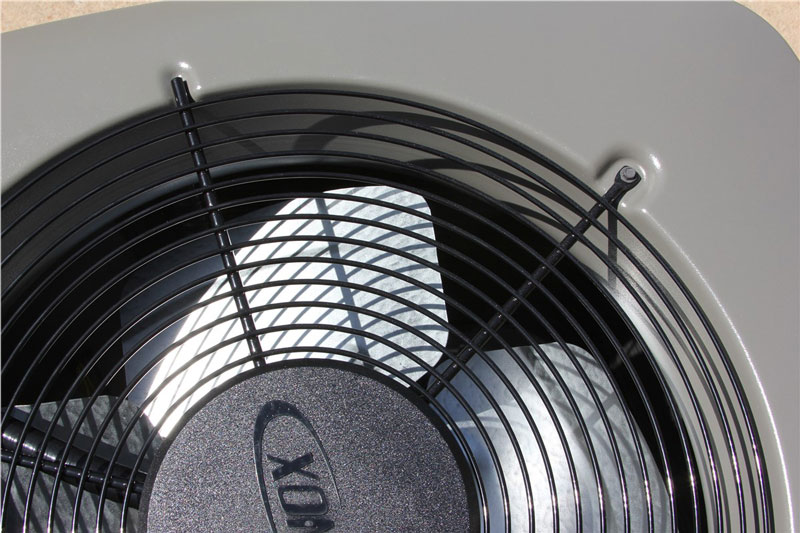 closeup of AC fan
