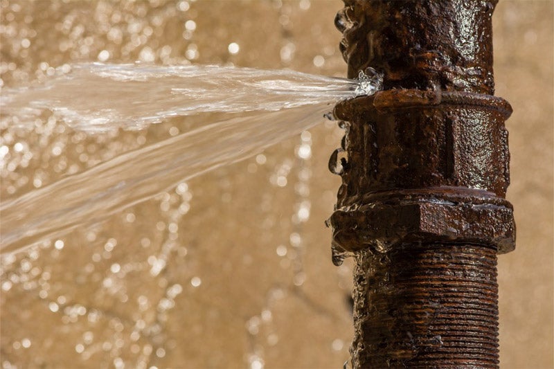 pipe burst