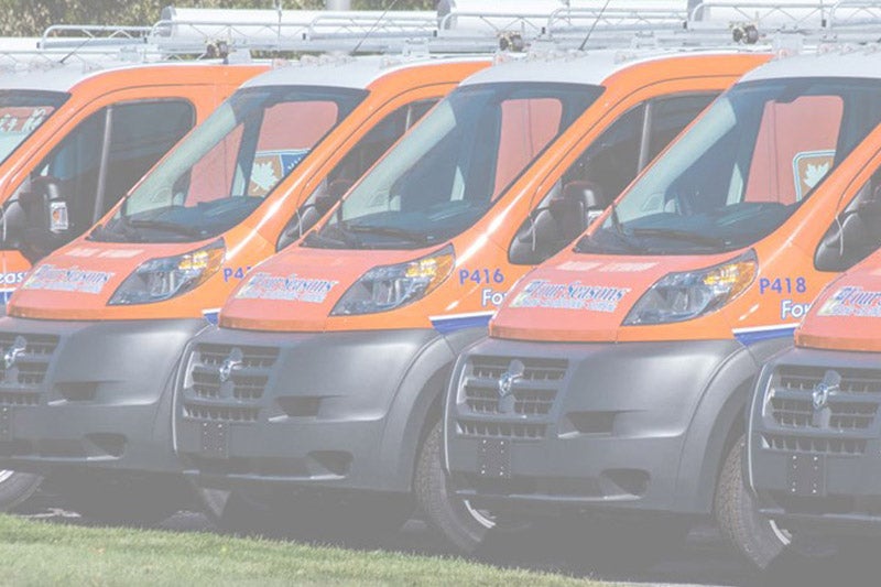 fleet of four seasons vans