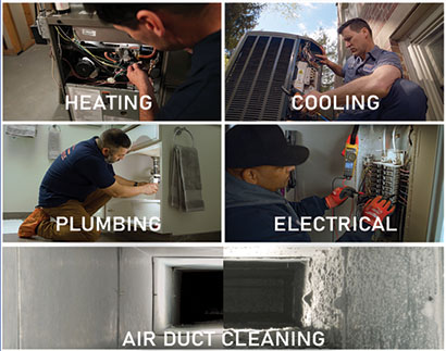 Heating, Cooling, Plumbing & Electrical Services