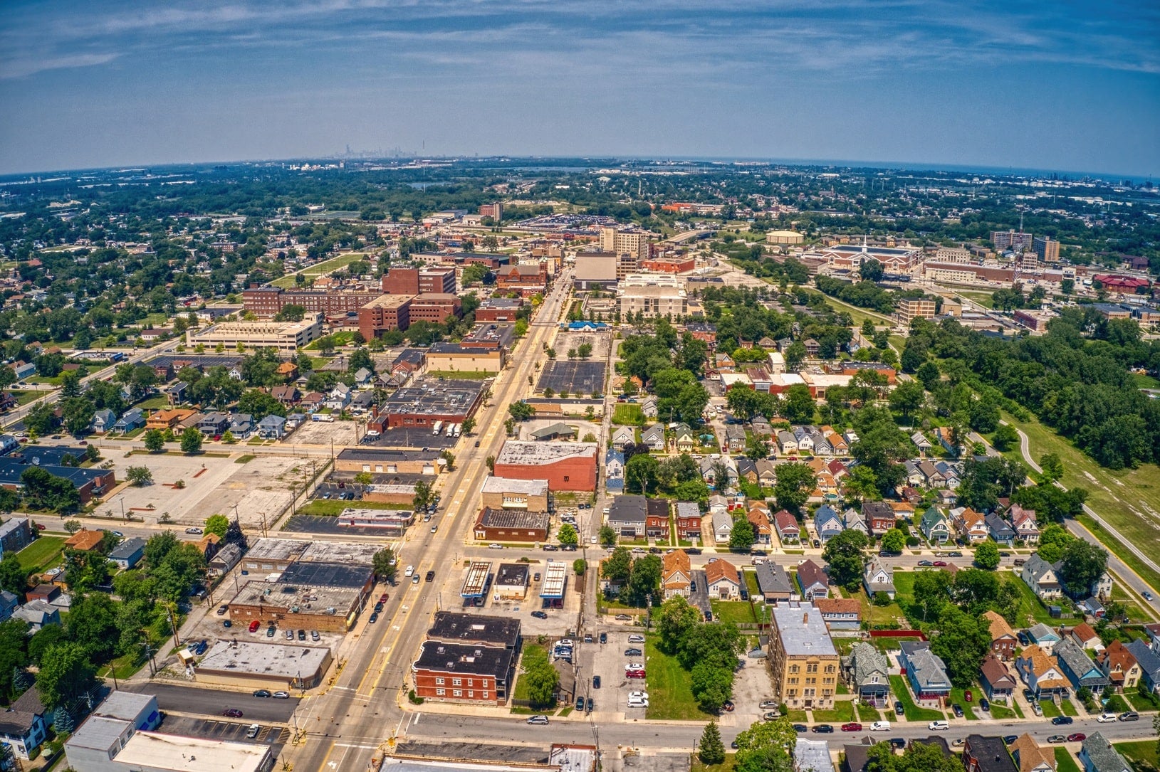Hammond Indiana Aerial shot