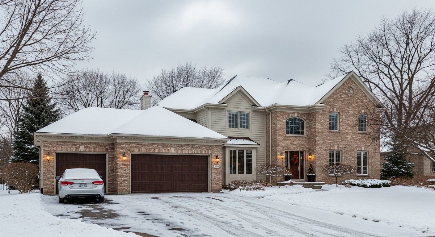 Hammond's house cover by snow