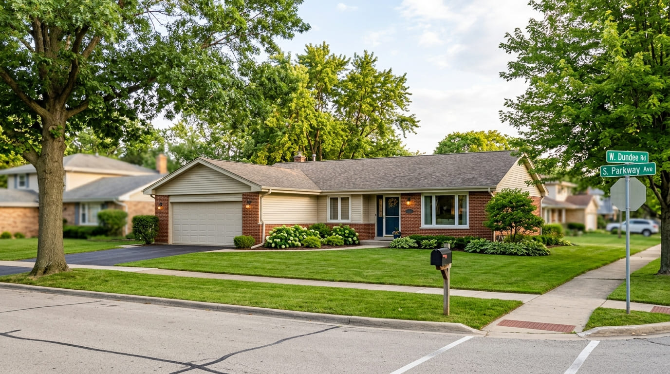 Home in Wheeling, Illinois