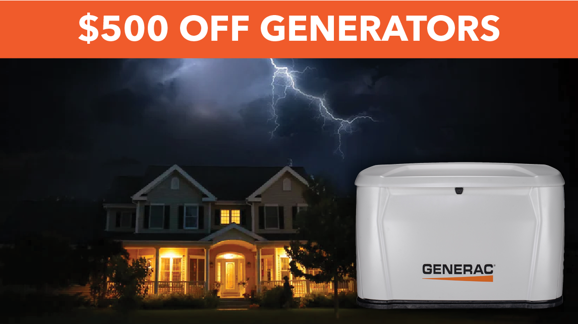 $500 Off Generators