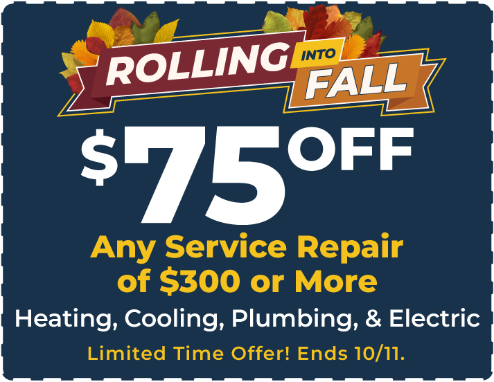Heating, Cooling, Plumbing or Electric Repair